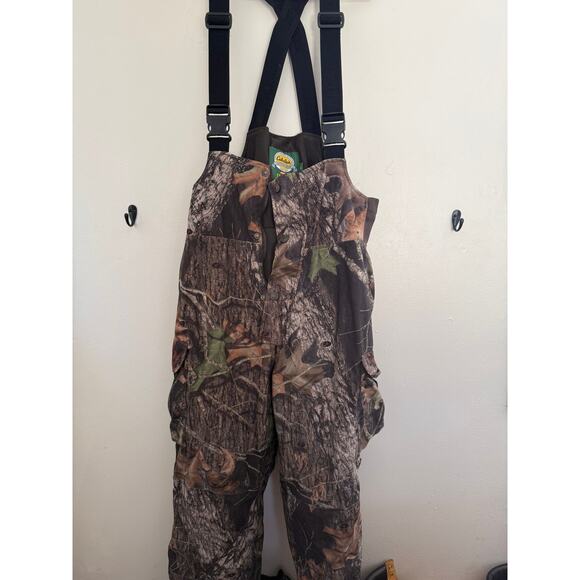 Cabelas Mens Dry-Plus Hunting Bibs Size M REG Camo Insulated Outdoor Gear